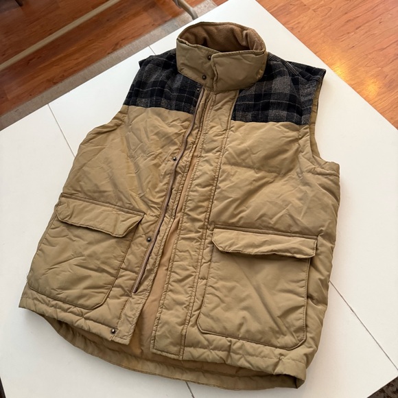 ROOTS Heritage Gorpcore Cabincore Vest Plaid Quilted Utilitycore Oversized - Picture 5 of 5